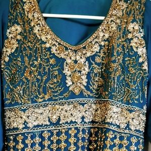 Pakistani/indian long dress with bottom and duppta